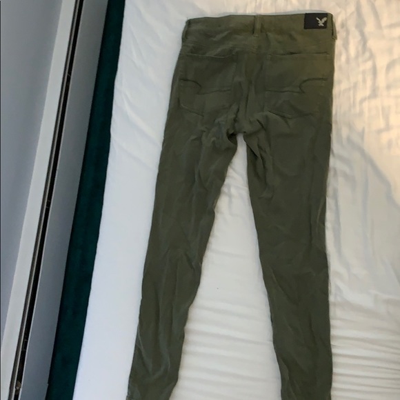 American Eagle Green Jeans - Picture 2 of 2